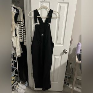 Vans Black Denim Overalls
